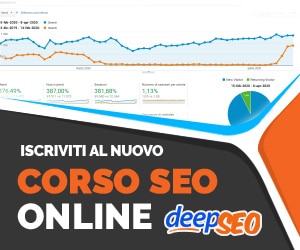 Iscriviti al corso seo