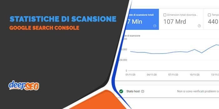 Google:nuovo rapporto sulle statistiche di scansione