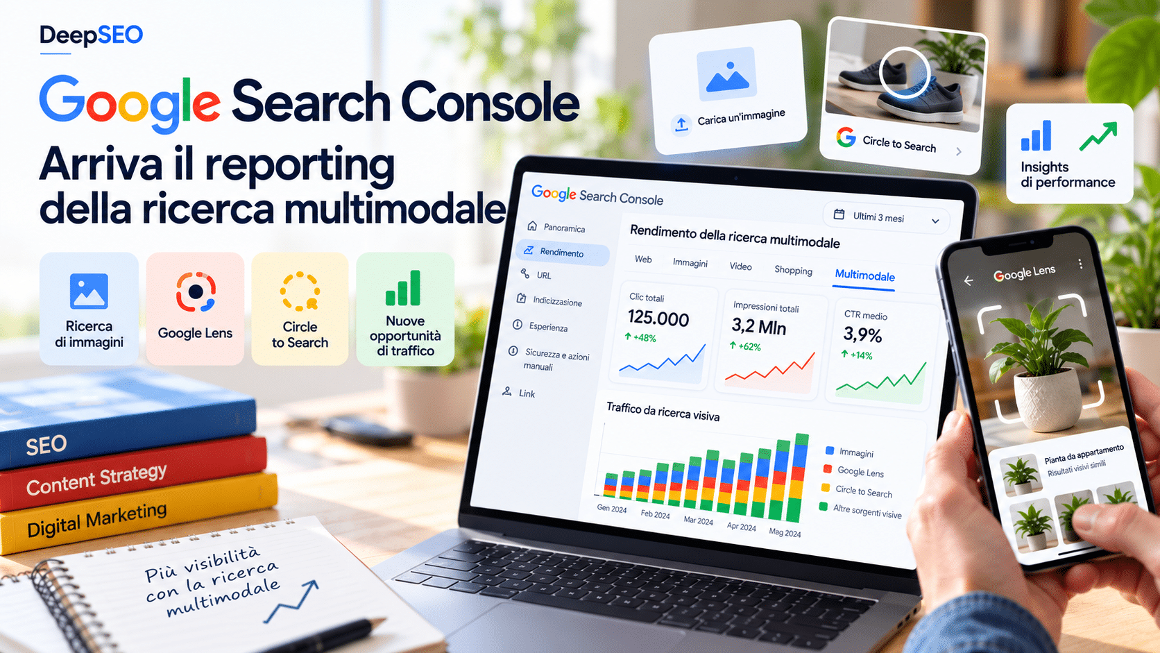 Google Search Console introduce il reporting della ricerca multimodale